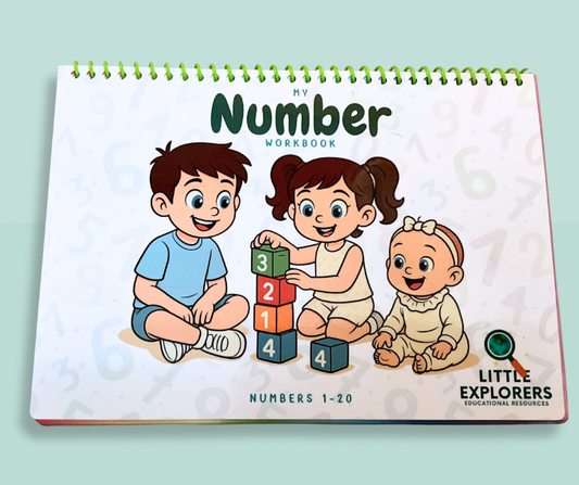 Numbers 1–20 – Wipe-Clean Workbook (Little Explorers Educational Resources)