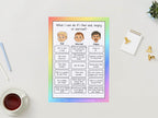 I Am Feeling…” Velcro Emotion Chart (Digital or Laminated Printable)