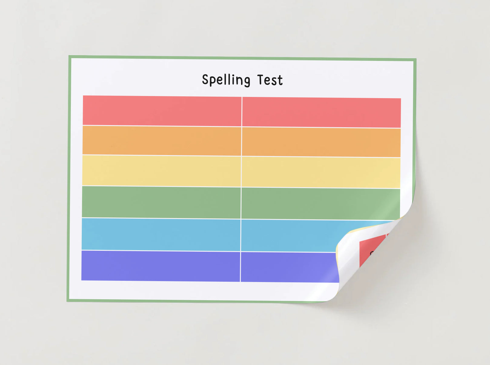 Year 3 Spelling Wipe Clean Sheets – 27 Pages of Colourful Spelling Practice & Test Sheets | Little Explorers