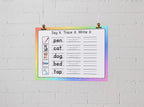 Word Formation CVC Words Reusable Mats 6 sheets (Short Vowel Sound Printable Pack)