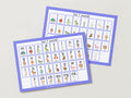Phonics Set 1 Sounds Trace Purple Mats – Wipe-Clean Practice (2 Pack)