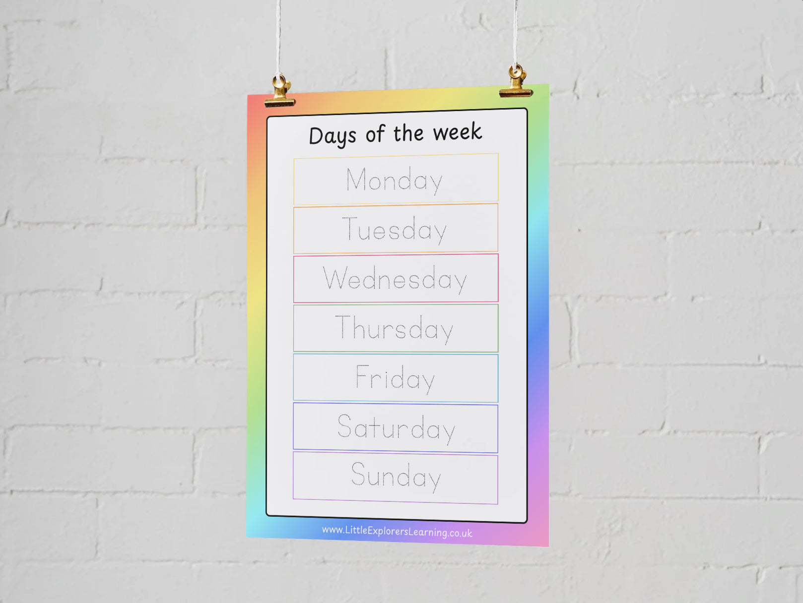 Days, Months & Seasons Learning Tracing Mat Bundle – Digital Download + Laminated Physical Set